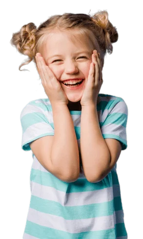 Criança feliz na avaliação