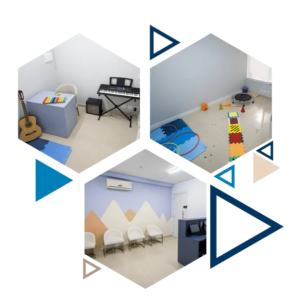 Salas da clínica Horizonte Azul